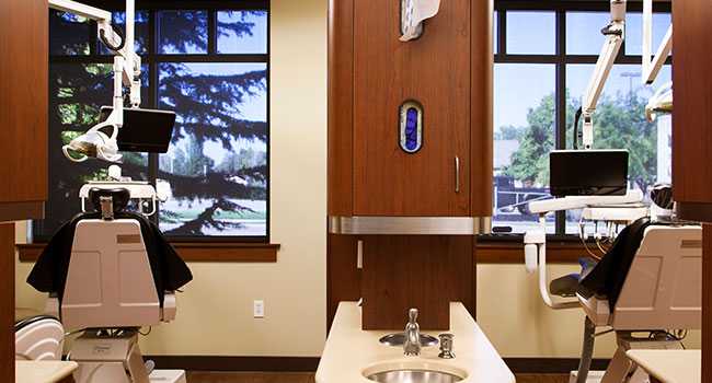 High tech dental office